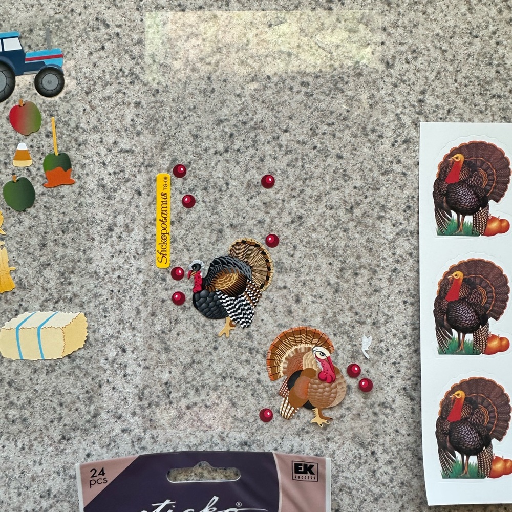 Autumn and Thanksgiving Sticker Set - Picture 4 of 12